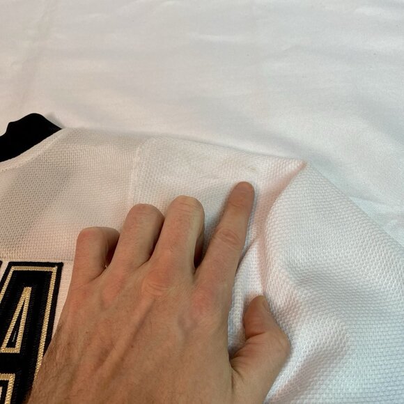 2016 NHL Reebok OLLI MAATTA #3 Pittsburgh Penguins Hockey AWAY Jersey Size XXL - Picture 8 of 9